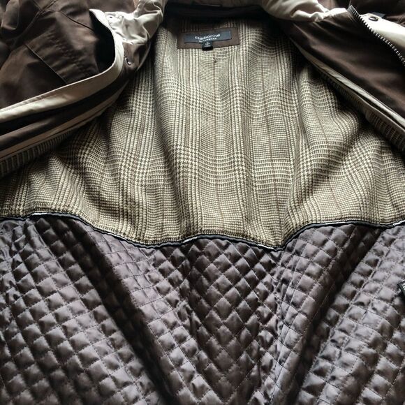Liz Claiborne Outerwear Beautiful Brown winter coat lined Small - Picture 5 of 13